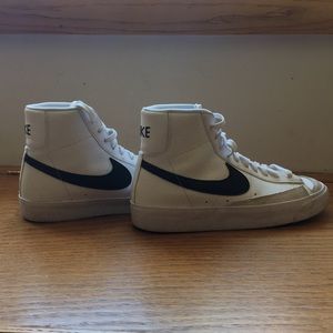 Nike Blazers Black and White